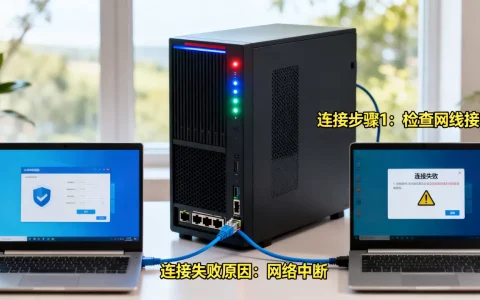 服务器与客户端怎样连接，连接失败怎么办？