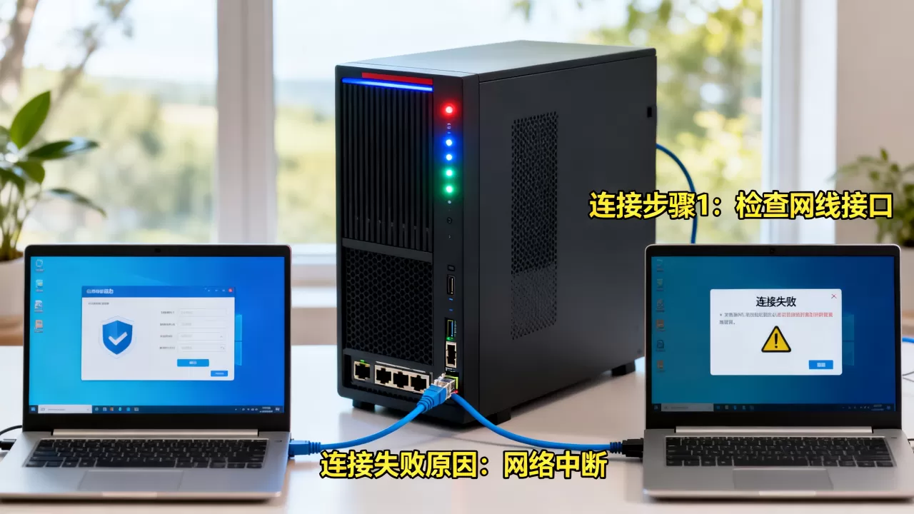 服务器与客户端怎样连接,连接失败怎么办? 服务器与客户端怎样连接,连接失败怎么办?