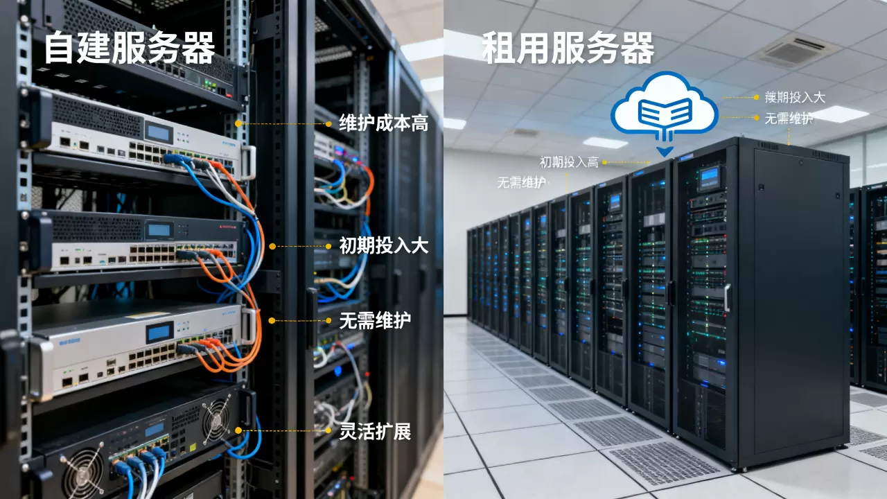 服务器自建还是租用哪个好,有什么优缺点? 服务器自建还是租用哪个好,有什么优缺点?