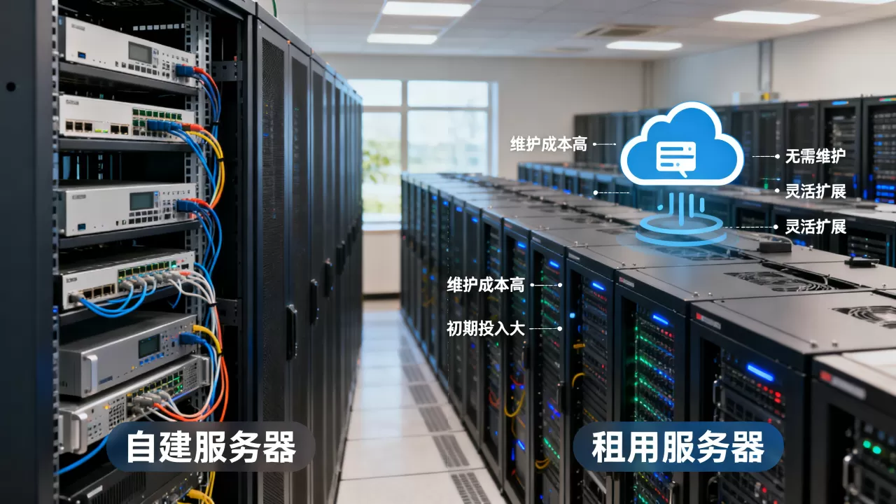 服务器自建还是租用哪个好,有什么优缺点? 服务器自建还是租用哪个好,有什么优缺点?