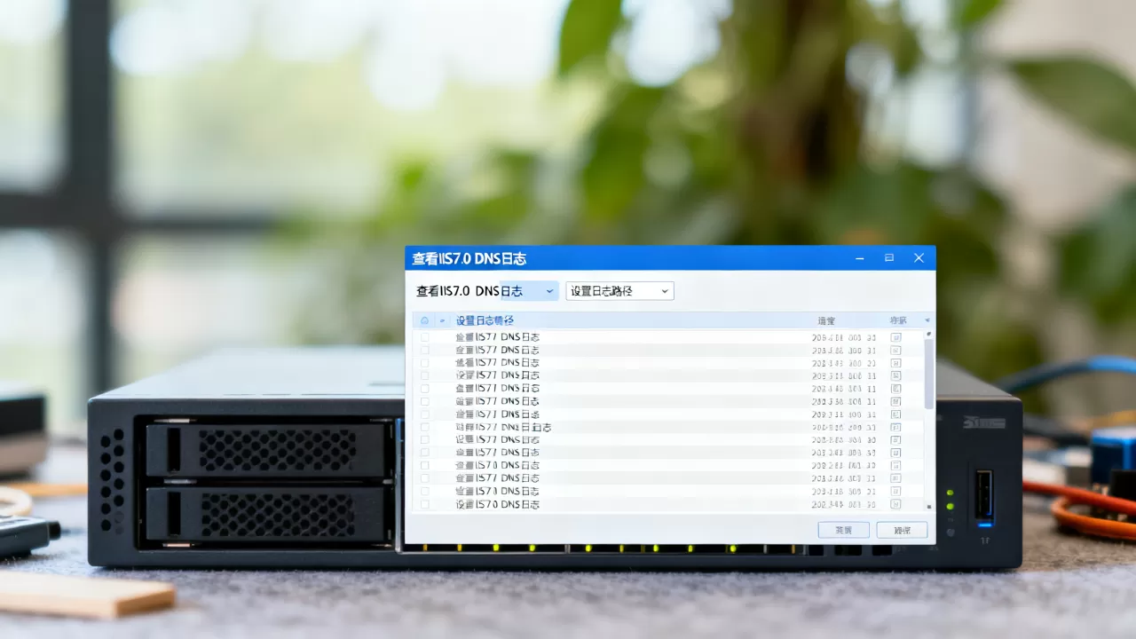 如何查看IIS7.0日志服务器中的服务器DNS日志,怎么设置 如何查看IIS7.0日志服务器中的服务器DNS日志,怎么设置