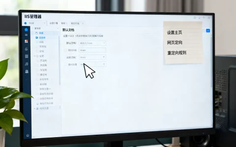 IIS网站如何设置主页？，网页定向怎么做