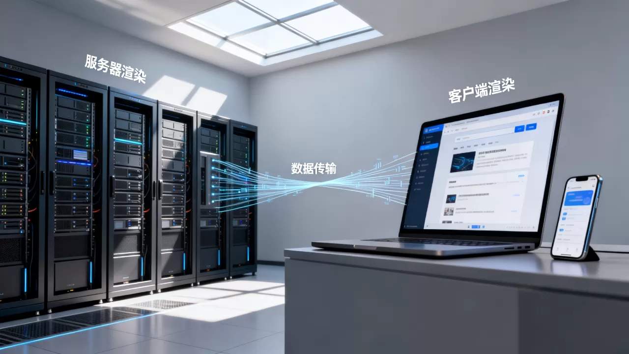 服务器渲染和客户端渲染有什么区别?,如何选择 服务器渲染和客户端渲染有什么区别?,如何选择