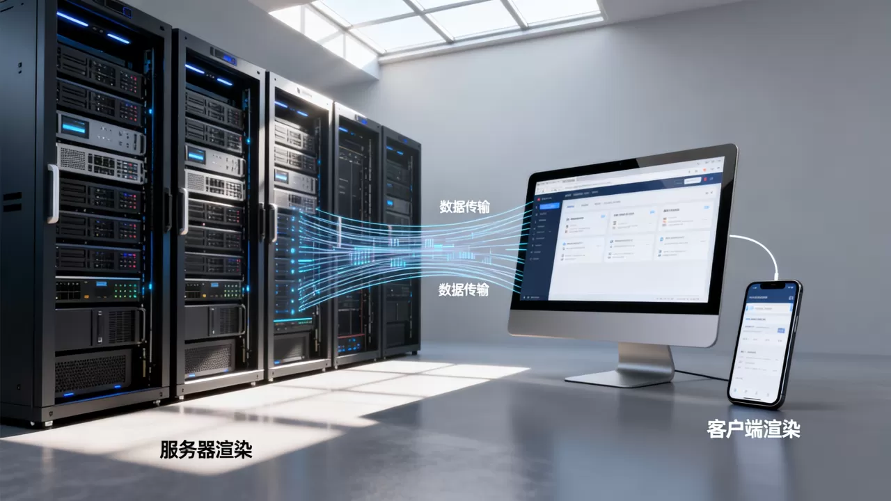 服务器渲染和客户端渲染有什么区别?,如何选择 服务器渲染和客户端渲染有什么区别?,如何选择