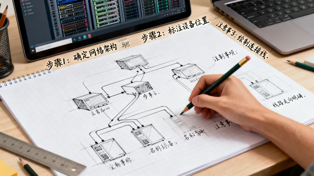 服务器拓扑图怎么画?,有哪些步骤和注意事项 服务器拓扑图怎么画?,有哪些步骤和注意事项