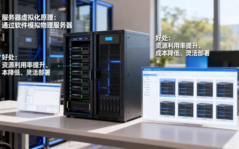 服务器虚拟化的原理是什么，有哪些好处呢？