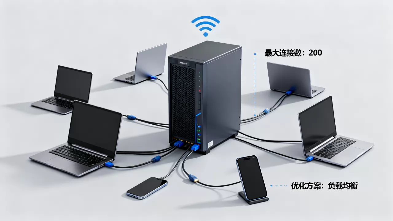 服务器最多能连几个客户端,连接数不够怎么办? 服务器最多能连几个客户端,连接数不够怎么办?
