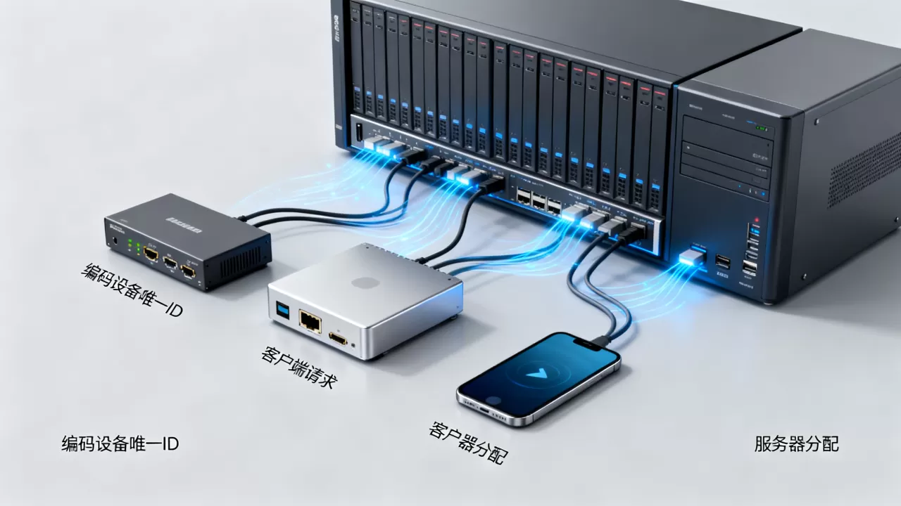 服务器如何将编码设备唯一分配给客户端?,如何实现? 服务器如何将编码设备唯一分配给客户端?,如何实现?