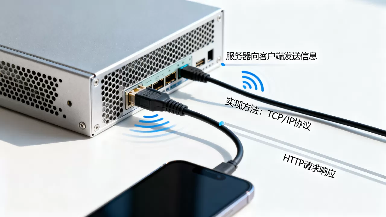 服务器怎么向客户端发信息?,实现方法有哪些? 服务器怎么向客户端发信息?,实现方法有哪些?