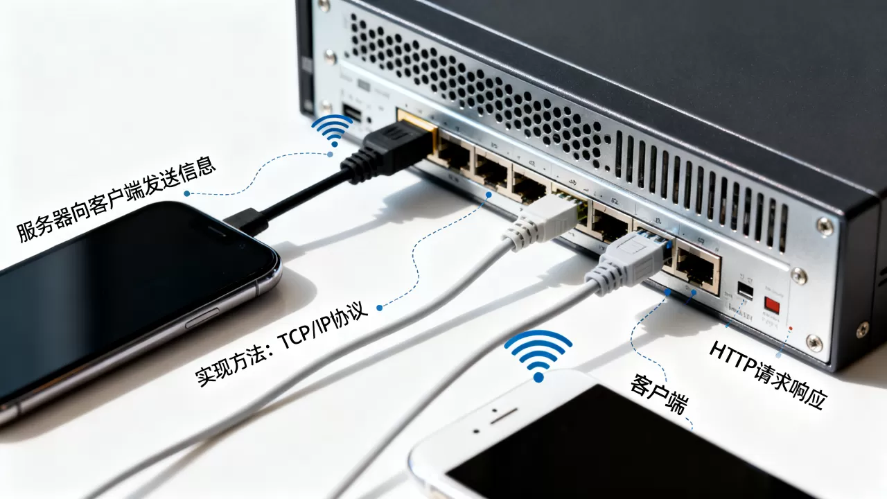 服务器怎么向客户端发信息?,实现方法有哪些? 服务器怎么向客户端发信息?,实现方法有哪些?