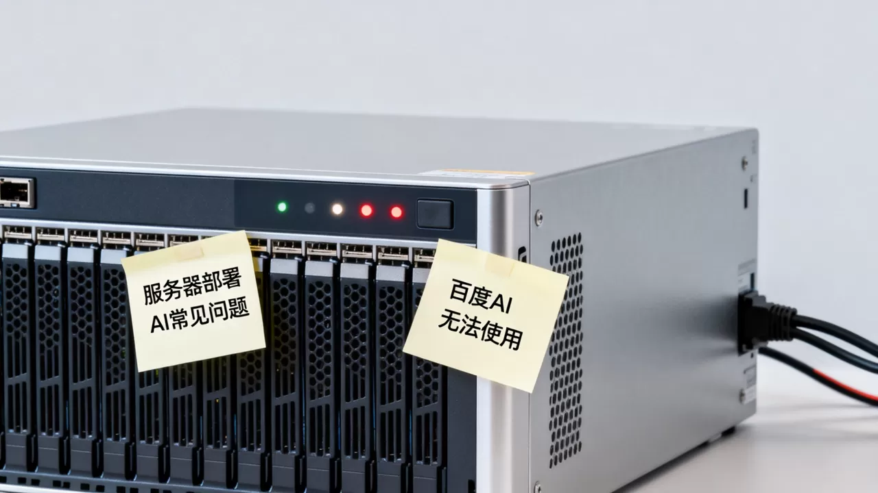 百度AI在服务器上无法使用怎么办,服务器部署AI常见问题? 百度AI在服务器上无法使用怎么办,服务器部署AI常见问题?