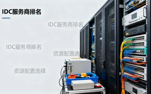 idc服务商排名如何，idc资源配置怎么选