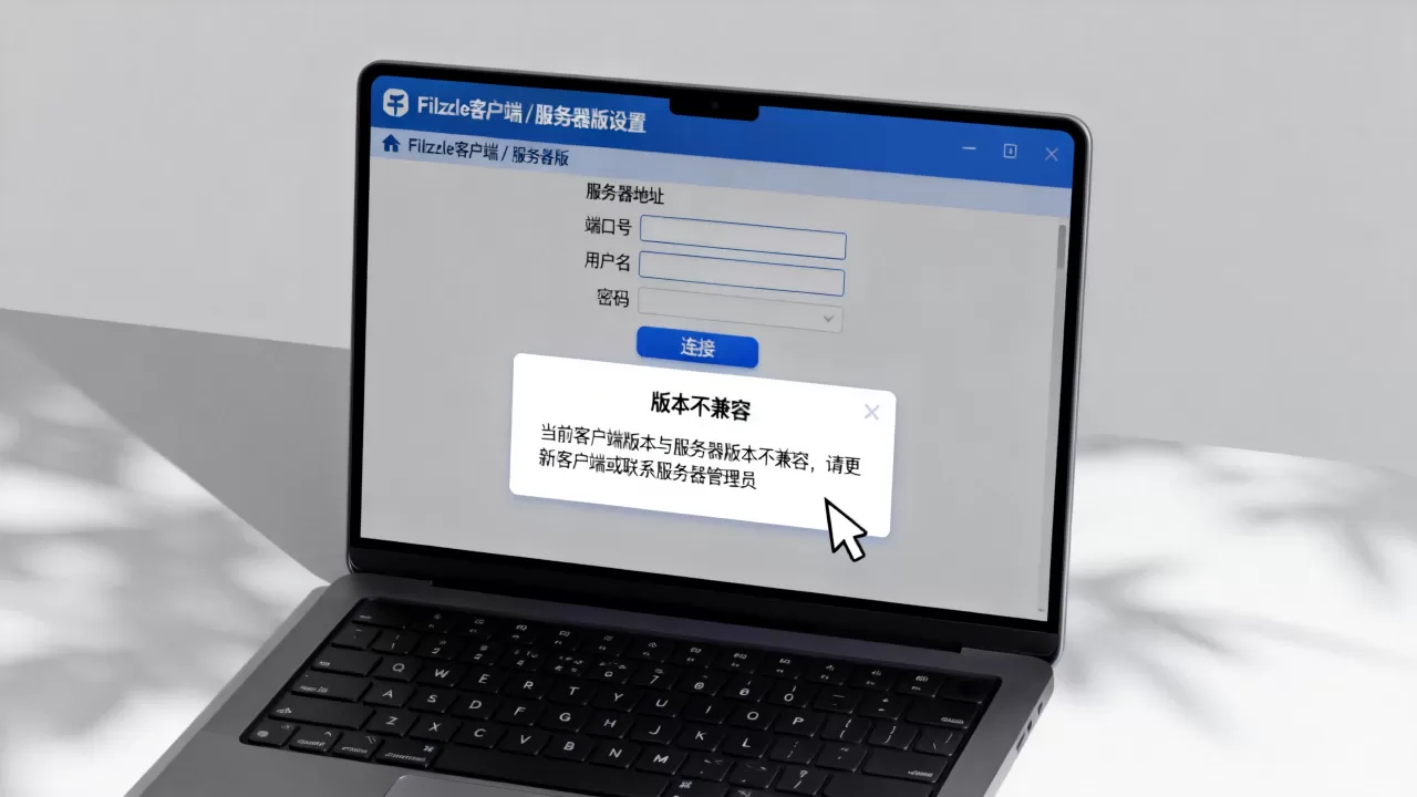 Filezilla客户端服务器版怎么设?,版本不兼容怎么办? Filezilla客户端服务器版怎么设?,版本不兼容怎么办?