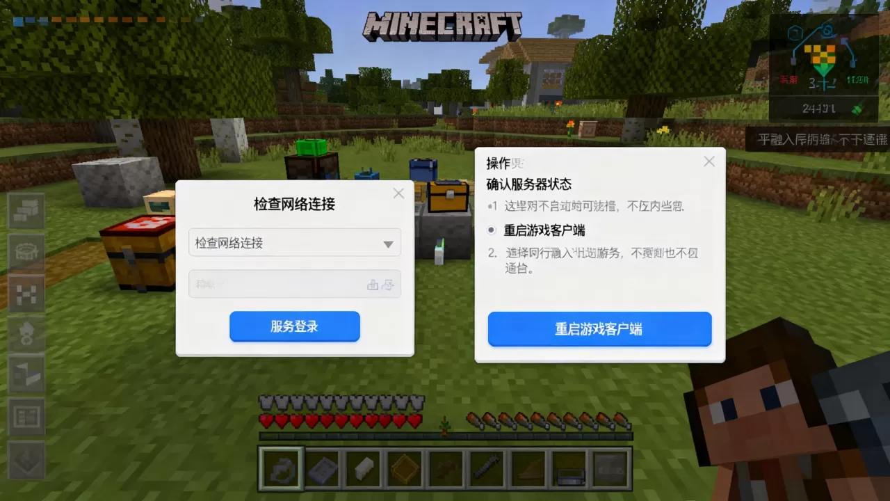 我的世界手机版2b2t服务器怎么才能进,进不去怎么办 我的世界手机版2b2t服务器怎么才能进,进不去怎么办