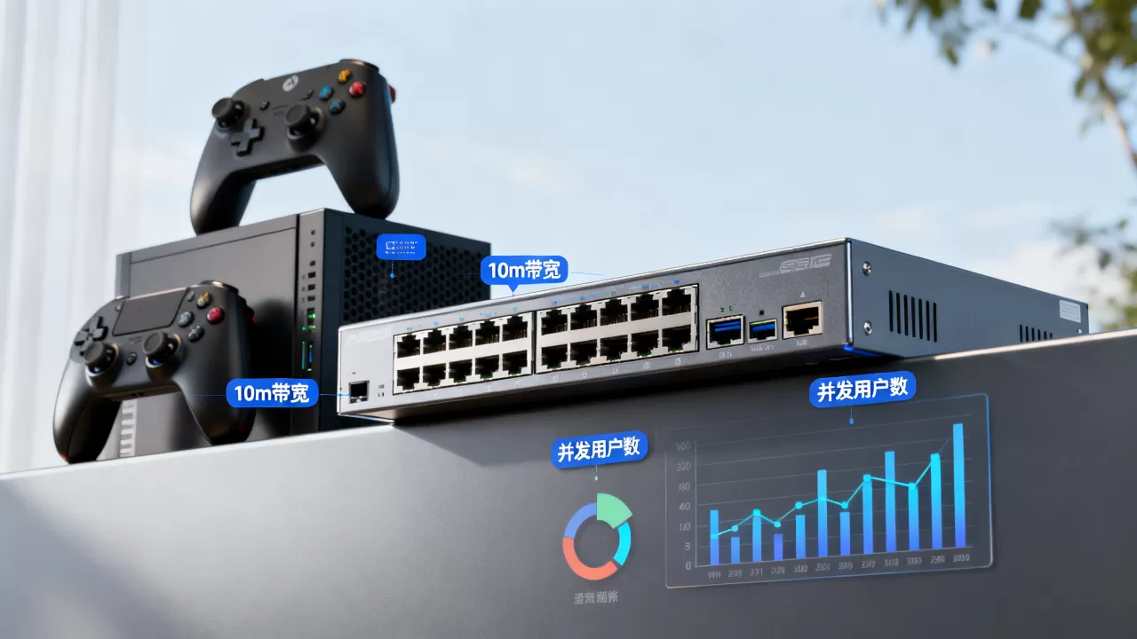 游戏服务器10m带宽能带多少人?,够用吗 游戏服务器10m带宽能带多少人?,够用吗