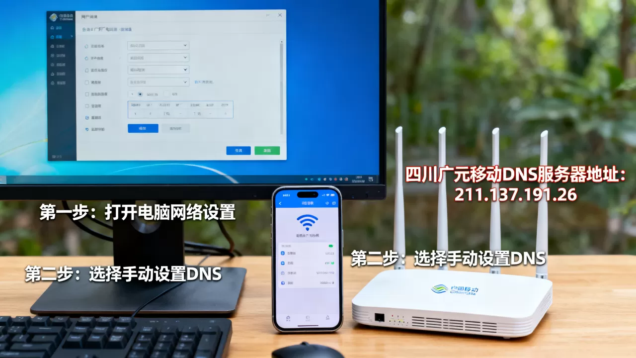 四川广元移动dns的服务器地址是多少,怎么设置? 四川广元移动dns的服务器地址是多少,怎么设置?