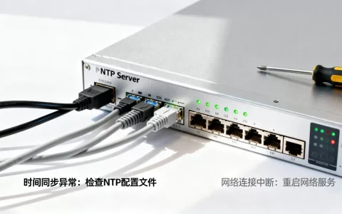 NTP服务器的常见故障有哪些，如何解决？