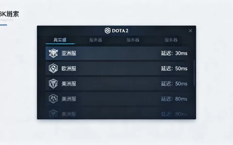 dota2服务器都有哪些区，哪个区延迟最低
