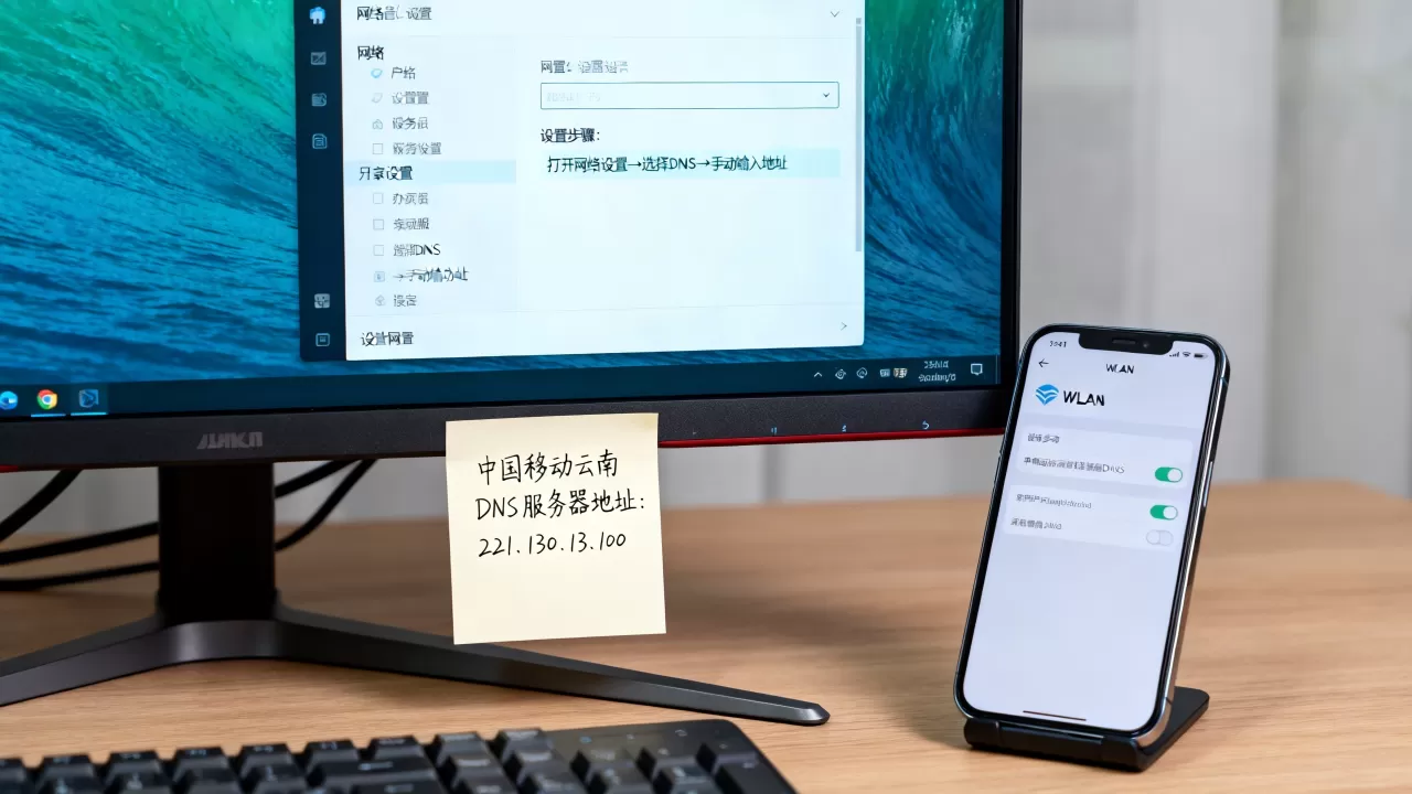 中国移动云南DNS服务器地址是多少,怎么设置? 中国移动云南DNS服务器地址是多少,怎么设置?