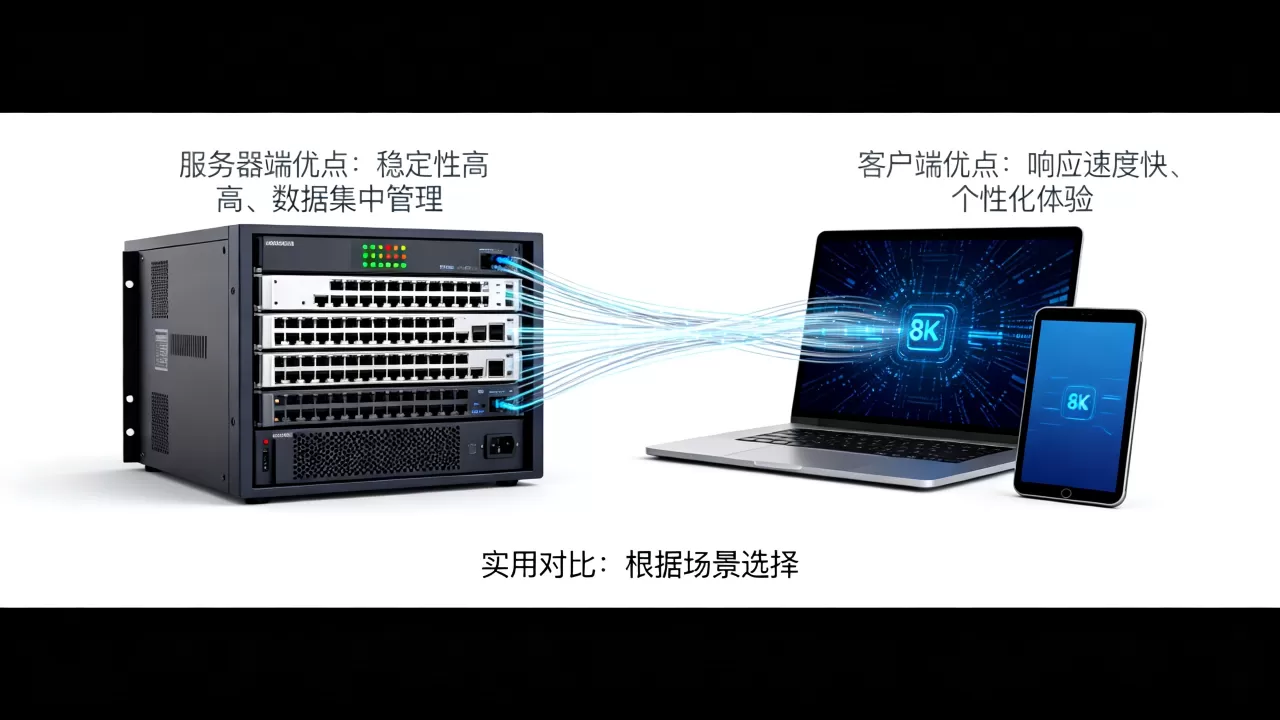 服务器端与客户端各有什么优点,哪个更实用? 服务器端与客户端各有什么优点,哪个更实用?