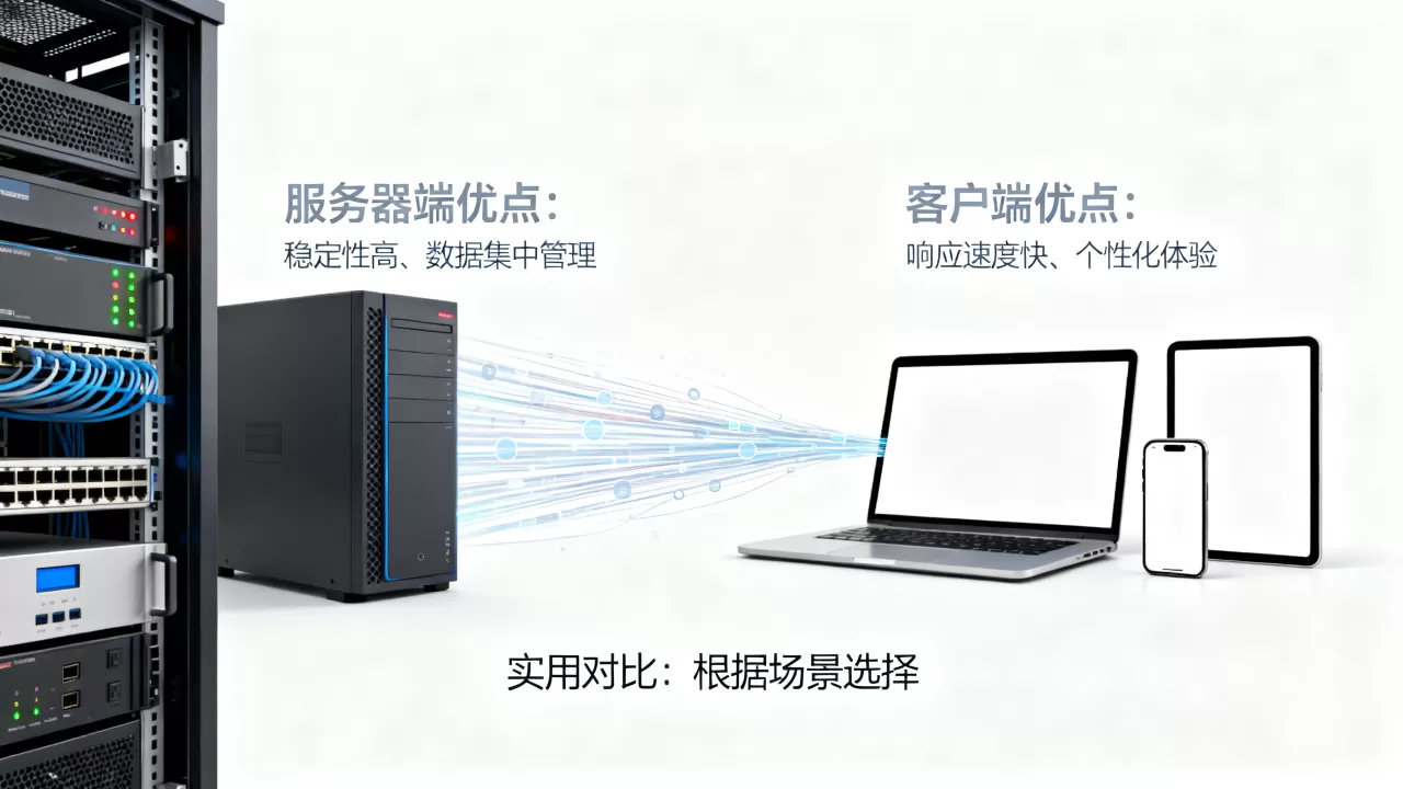 服务器端与客户端各有什么优点,哪个更实用? 服务器端与客户端各有什么优点,哪个更实用?