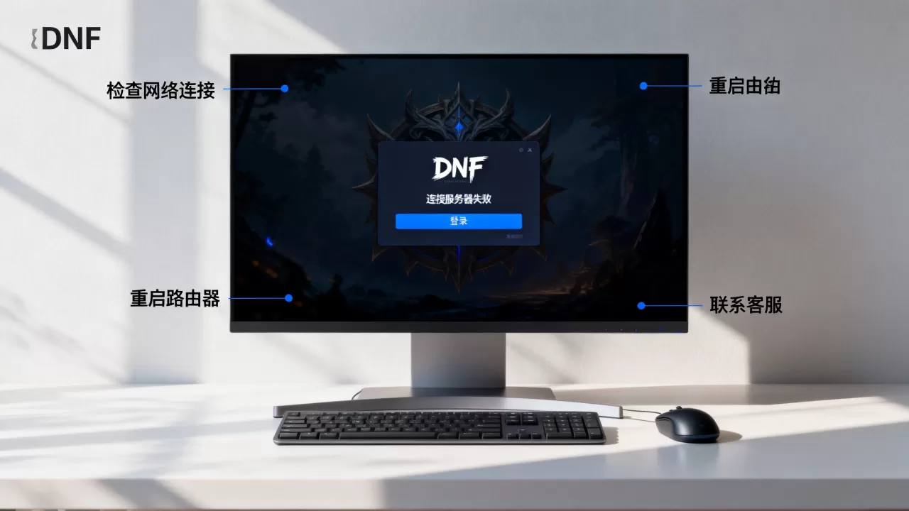 DNF登不上一直连接服务器失败怎么办,怎么回事 DNF登不上一直连接服务器失败怎么办,怎么回事