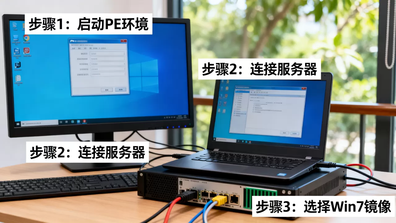 服务器如何PE网克Win7系统到客户端,怎么操作? 服务器如何PE网克Win7系统到客户端,怎么操作?