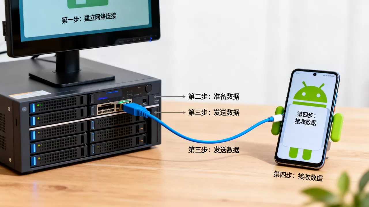 服务器如何发送数据到安卓客户端,步骤是什么? 服务器如何发送数据到安卓客户端,步骤是什么?