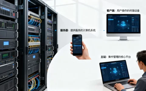 服务器、客户端、主站之间有什么区别，是什么意思？