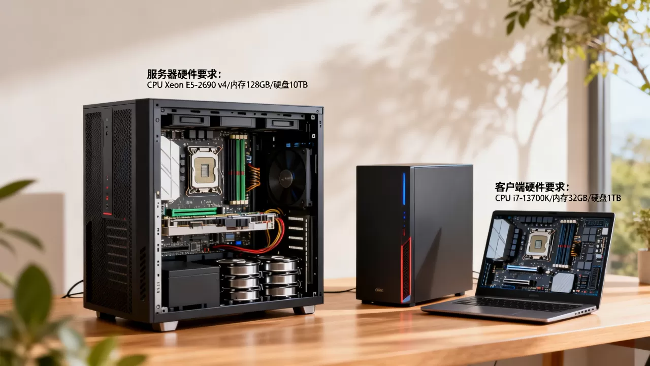 服务器和客户端硬件要求分别是什么?,怎么选? 服务器和客户端硬件要求分别是什么?,怎么选?