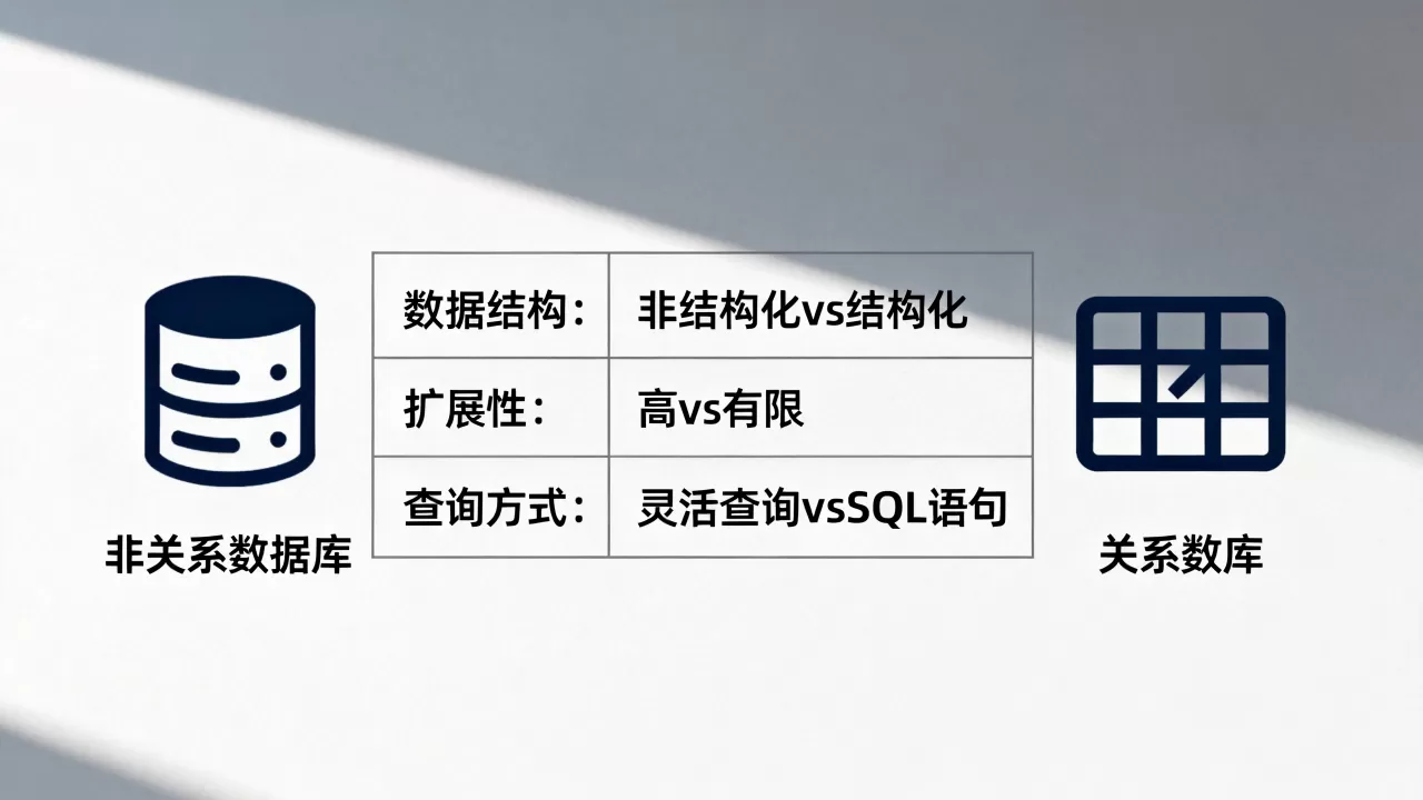 非关系数据库与关系数据库有什么区别,怎么选择 非关系数据库与关系数据库有什么区别,怎么选择