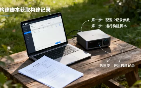 如何用IP记录构建脚本获取构建记录？，步骤是什么？