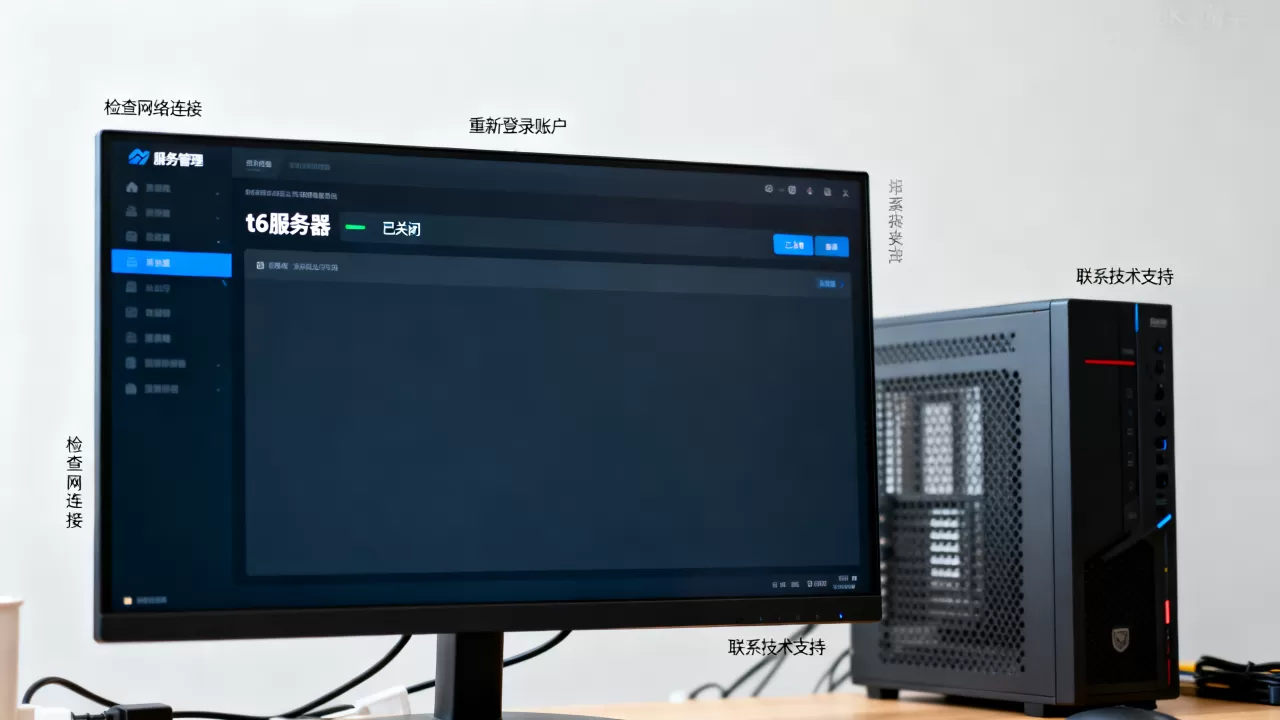 不小心退出t6服务器变成关闭怎么办?,怎么恢复 不小心退出t6服务器变成关闭怎么办?,怎么恢复
