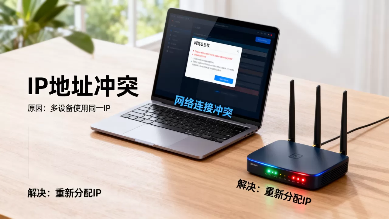 检测到IP地址冲突怎么办,是什么原因造成的? 检测到IP地址冲突怎么办,是什么原因造成的?