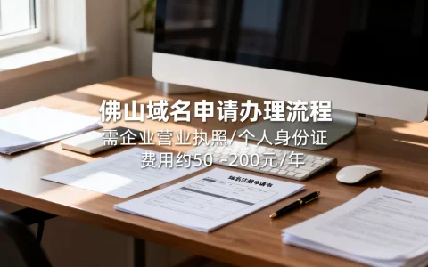 佛山域名申请怎么办理，需要什么条件和费用？