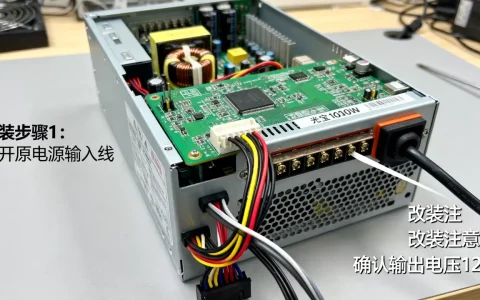 光宝1100w服务器电源如何改12v，需要注意什么