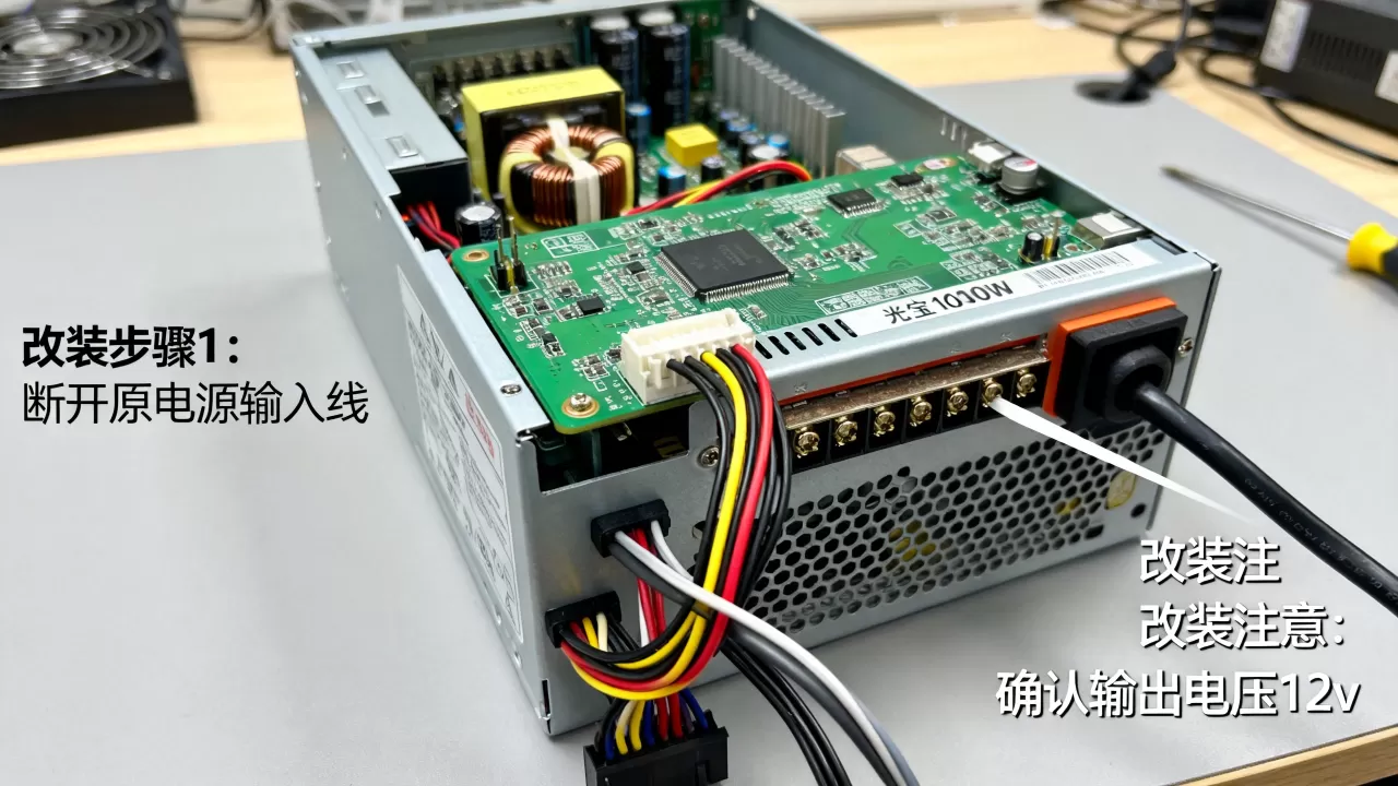 光宝1100w服务器电源如何改12v,需要注意什么 光宝1100w服务器电源如何改12v,需要注意什么