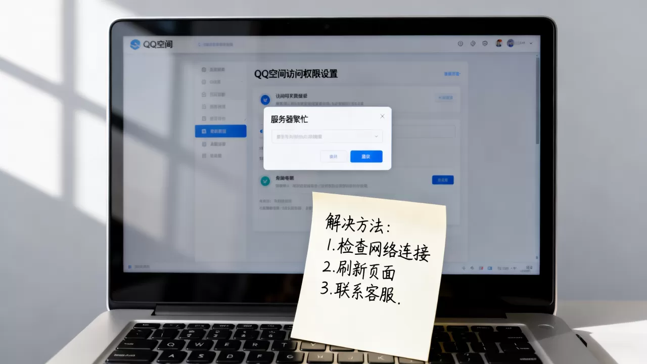 为什么QQ空间访问权限设置总是服务器繁忙?,怎么解决 为什么QQ空间访问权限设置总是服务器繁忙?,怎么解决