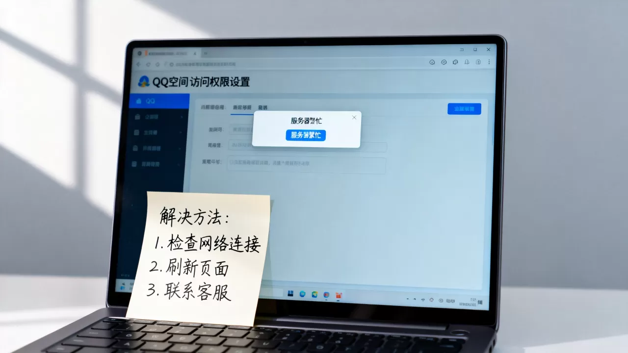 为什么QQ空间访问权限设置总是服务器繁忙?,怎么解决 为什么QQ空间访问权限设置总是服务器繁忙?,怎么解决