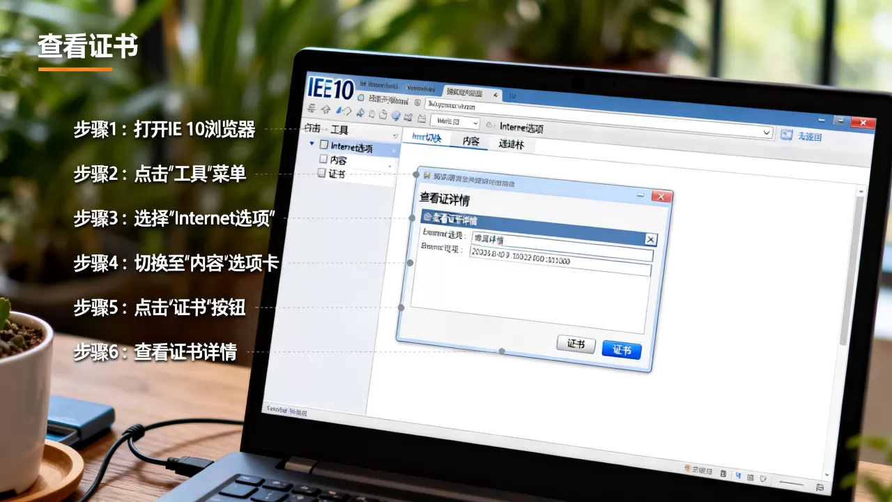 IE 10浏览器如何查看证书?,操作步骤是什么? IE 10浏览器如何查看证书?,操作步骤是什么?