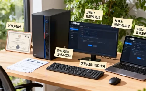 IIS服务配置多站点HTTPS步骤有哪些？，常见问题有哪些？