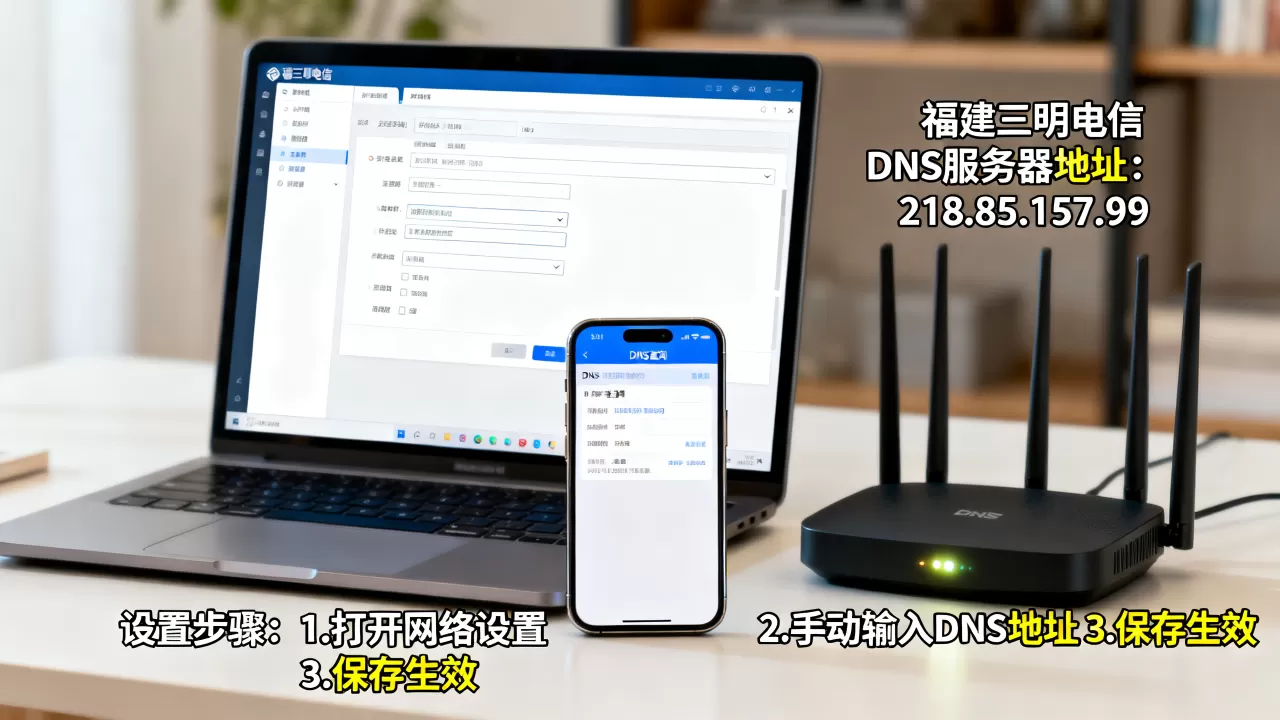 福建三明电信DNS服务器地址是多少,怎么设置网速最快 福建三明电信DNS服务器地址是多少,怎么设置网速最快