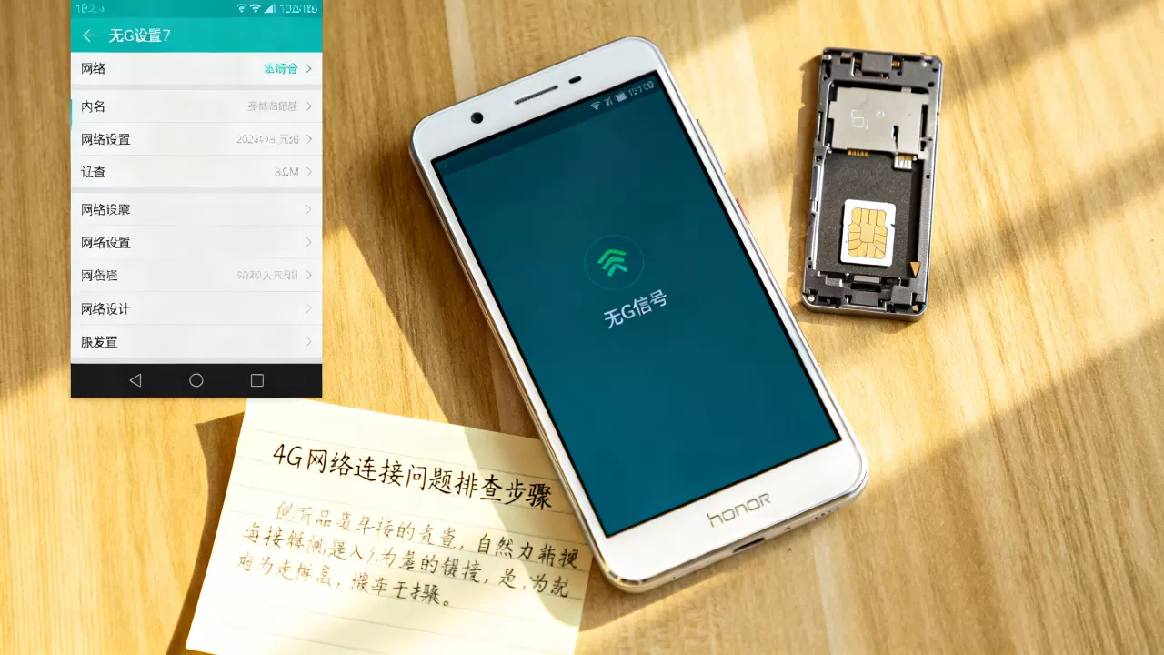 荣耀7为什么用不了4G网络连接服务器?,怎么回事? 荣耀7为什么用不了4G网络连接服务器?,怎么回事?