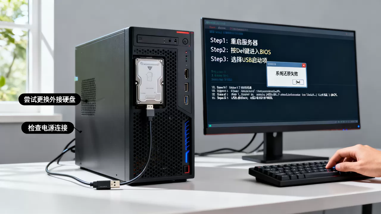 怎么进服务器BIOS设置U盘启动?,系统还原启动不了怎么办 怎么进服务器BIOS设置U盘启动?,系统还原启动不了怎么办