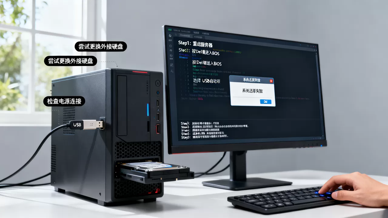 怎么进服务器BIOS设置U盘启动?,系统还原启动不了怎么办 怎么进服务器BIOS设置U盘启动?,系统还原启动不了怎么办