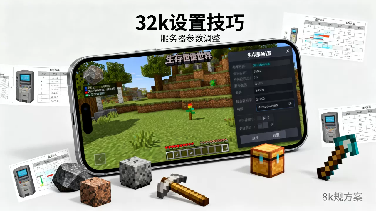 手机版我的世界生存服务器怎么弄32k,有什么技巧? 手机版我的世界生存服务器怎么弄32k,有什么技巧?