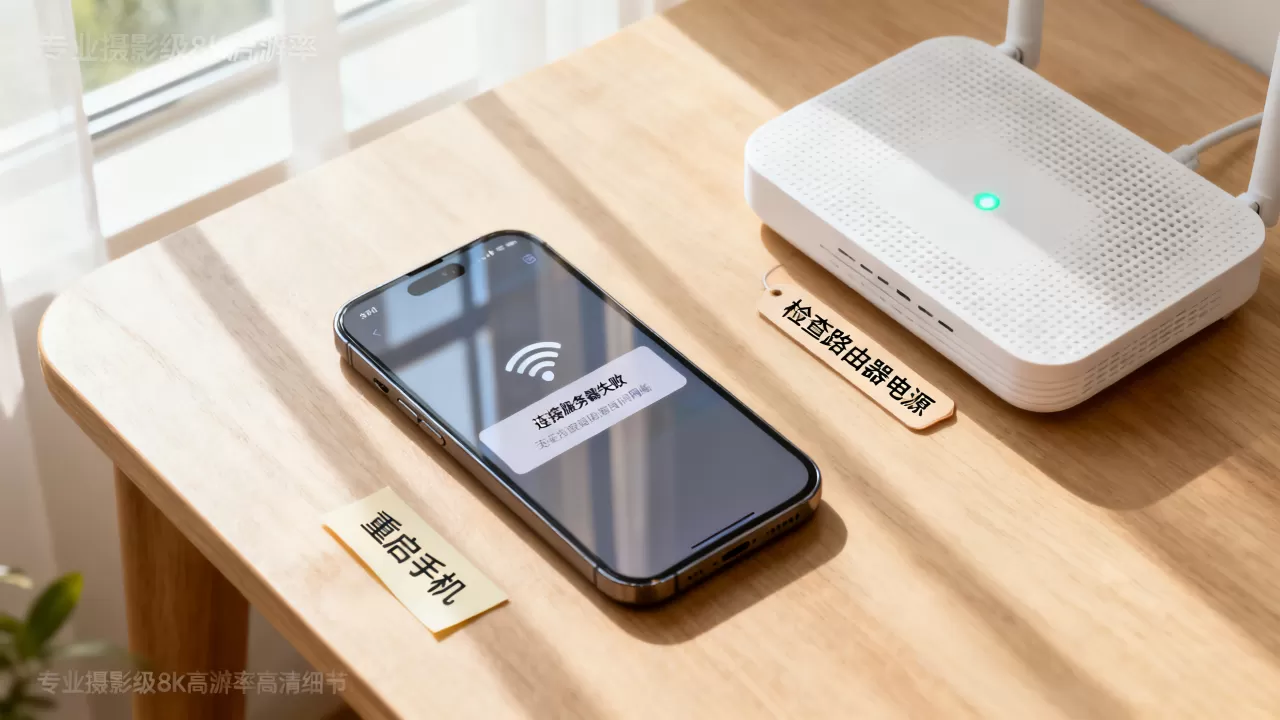 手机WiFi连上却没有网络?,连接服务器失败怎么办? 手机WiFi连上却没有网络?,连接服务器失败怎么办?