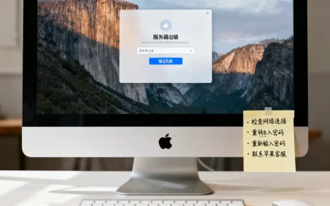 苹果电脑ID登录提示服务器出错咋办，ID验证失败怎么办？