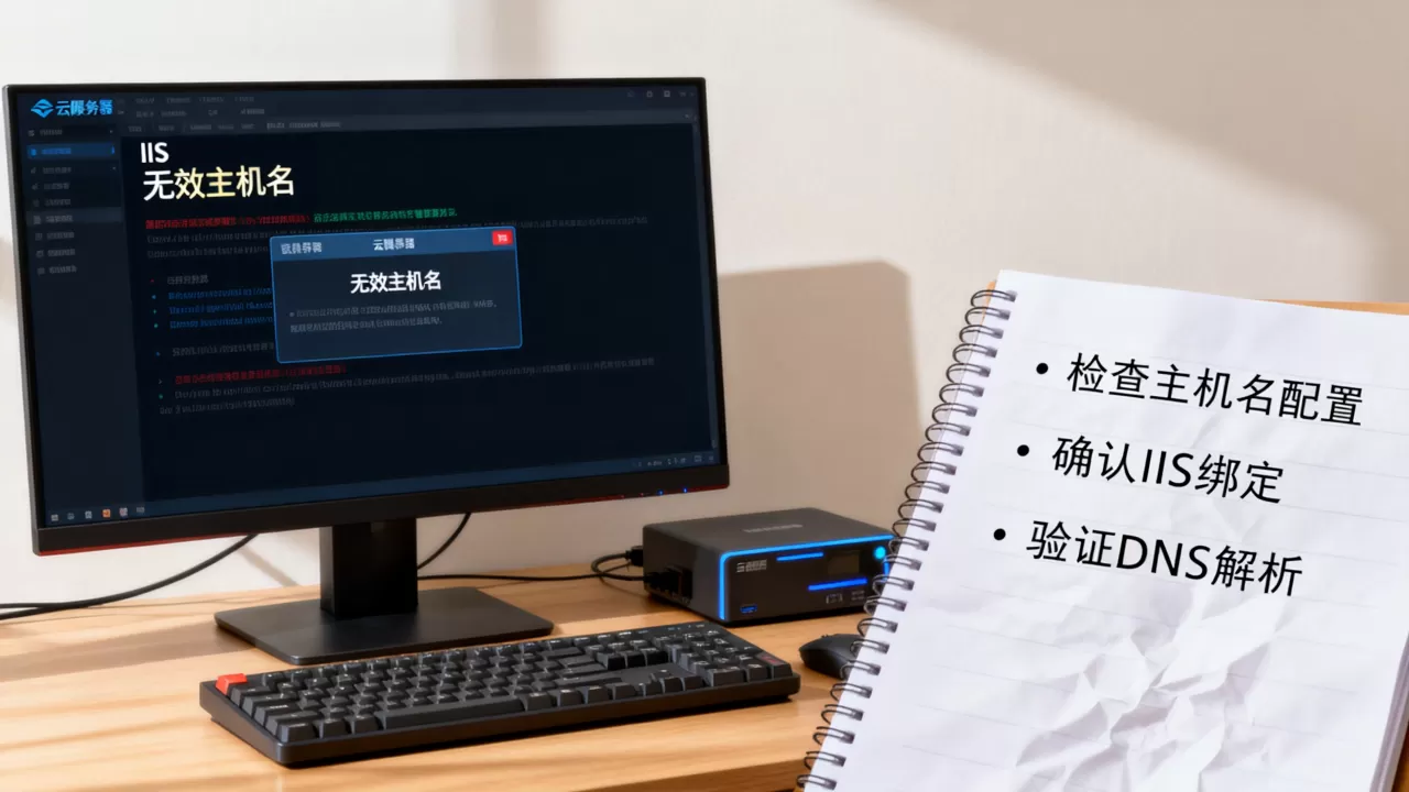 云服务器IIS站点提示错误请求无效主机名怎么办,怎么解决 云服务器IIS站点提示错误请求无效主机名怎么办,怎么解决