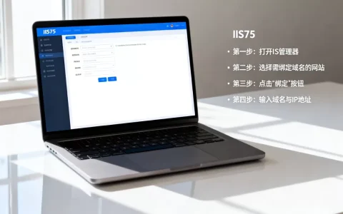 iis75绑定域名如何操作？，步骤是什么？